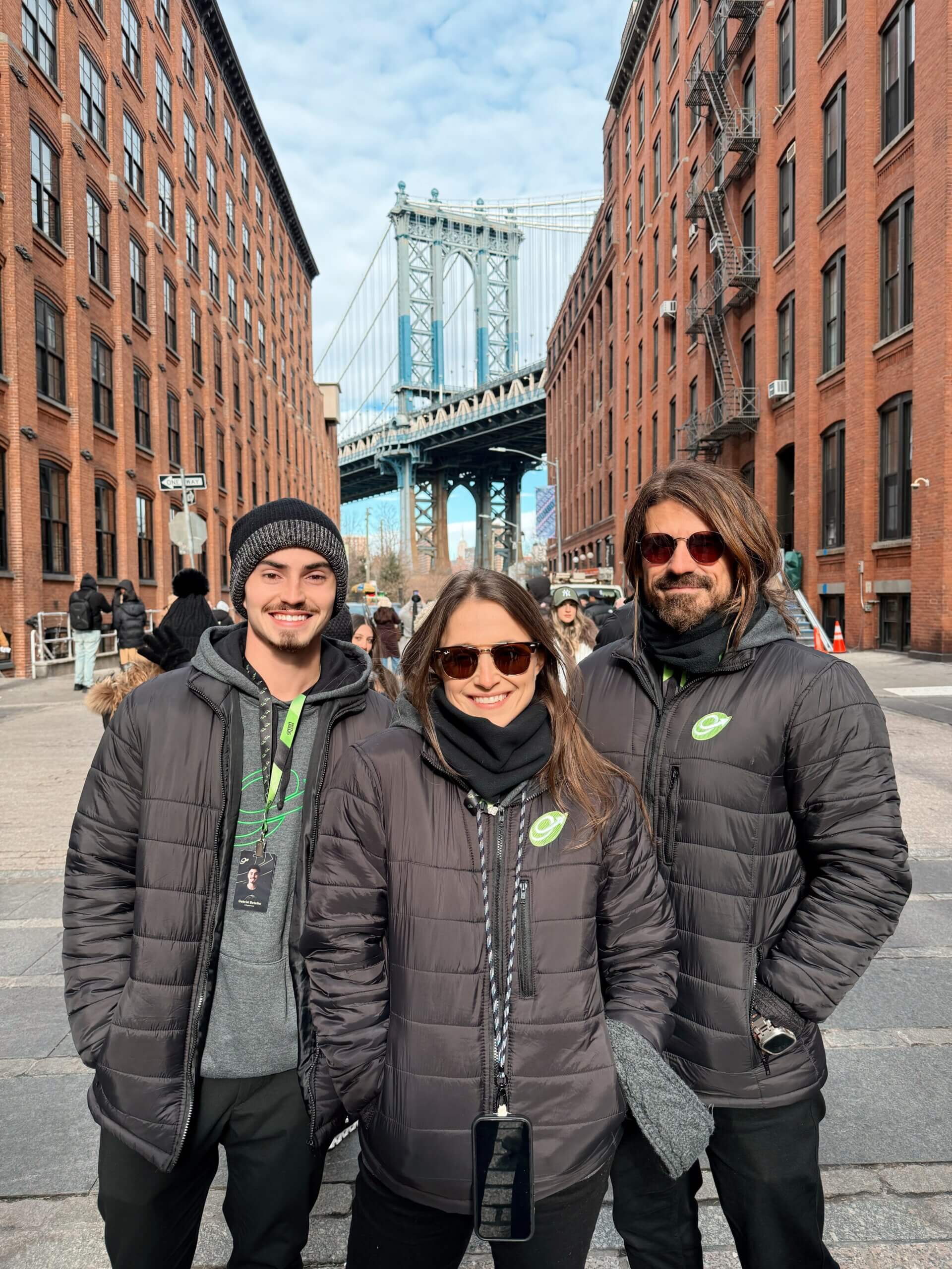 Equipe Greentours em Dumbo, Nova York